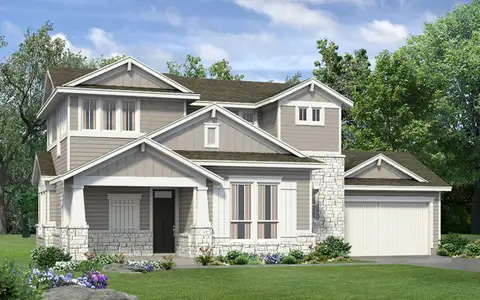 New construction Single-Family house 8802 Breeze Hill Dr, Austin, TX 78744 plan Heritage - image
