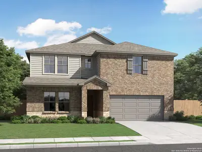 New construction Single-Family house 11420 Feather Vale, San Antonio, TX 78254 plan The Beckley (C459) - image