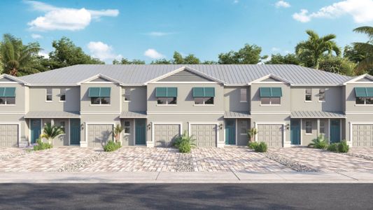 New construction Townhouse house Satellite Beach, FL 32937 plan Pearson End Unit - image