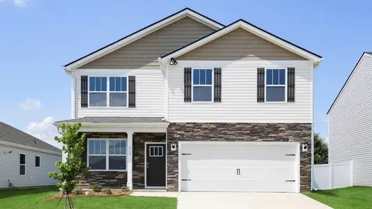 New construction Single-Family house 403 Boxbury Wy, Fountain Inn, SC 29644 plan Belhaven - image