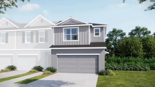 New construction Townhouse house 10703 Ironwood Tree Wy, San Antonio, FL 33576 plan St Sebastian - image