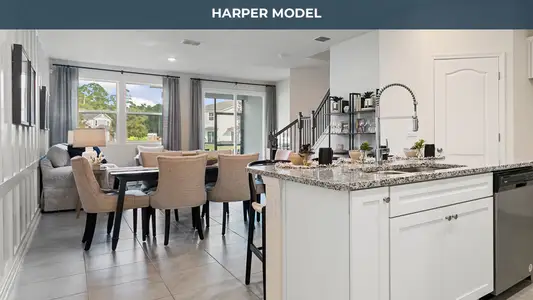 New construction Townhouse house 21 Pasadena Dr, St. Augustine, FL 32095 plan Harper - image 4