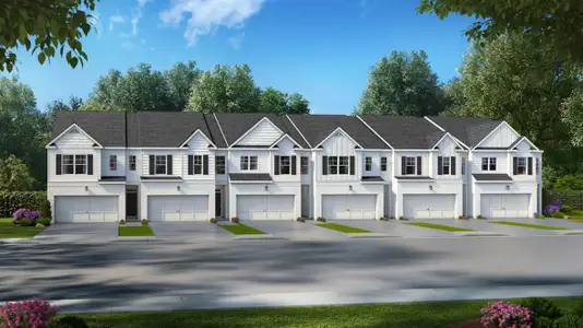 New construction Townhouse house 1302 Aura Ln, Lawrenceville, GA 30045 plan Salisbury - image