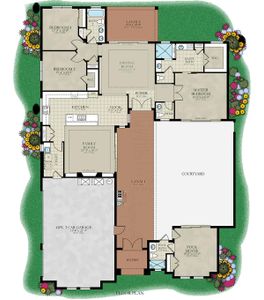 New construction Single-Family house 15 New Water Oak Dr, Palm Coast, FL 32137 plan The Courtyard Junior - image 5