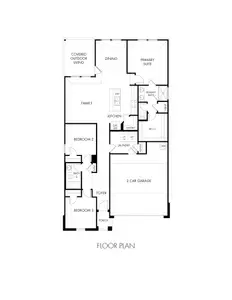 New construction Single-Family house 320 Gristmill Rd, Burnet, TX 78611 plan The Briscoe (820) - image