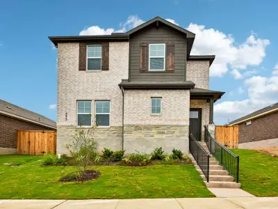 New construction Single-Family house 695 Clarissa St, Buda, TX 78610 plan The Santa Fe (762) - image