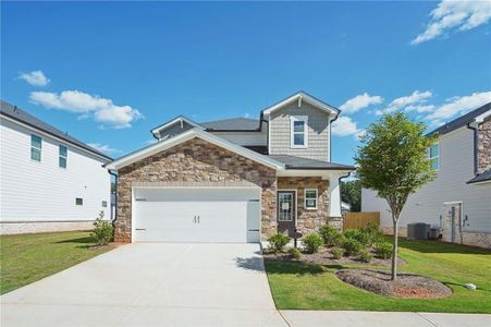 New construction Single-Family house 721 Lily Blossom Path, Lawrenceville, GA 30045 plan Sydney - image