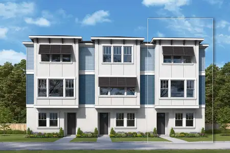 New construction Townhouse house 6605 N Nebraska Ave, Unit 21, Tampa, FL 33604 plan The Carsten II - image