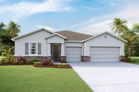 New construction Single-Family house 3133 Canopy Oak Boulevard, Wildwood, FL 34785 Camden- photo 0