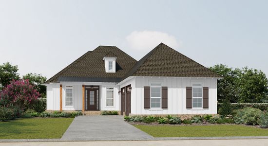 New construction Single-Family house 28 N Saint Claire Ln, Freeport, FL 32439 plan Harvey II G - image