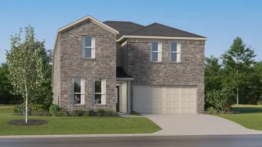New construction Single-Family house 17816 Indigo Bunting Ln, Pflugerville, TX 78660 plan Canon - image
