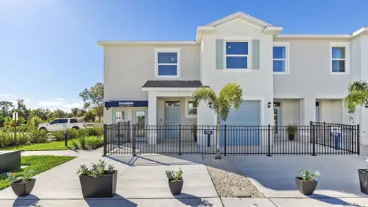 New construction Townhouse house 4048 Gold Dust Ln, Sarasota, FL 34243 plan Glen - image