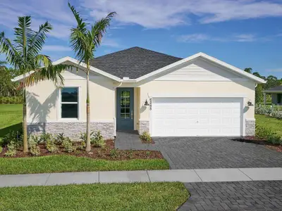 New construction Single-Family house 6328 Nw Cloverdale Ave, Port St. Lucie, FL 34987 plan Corsica - image