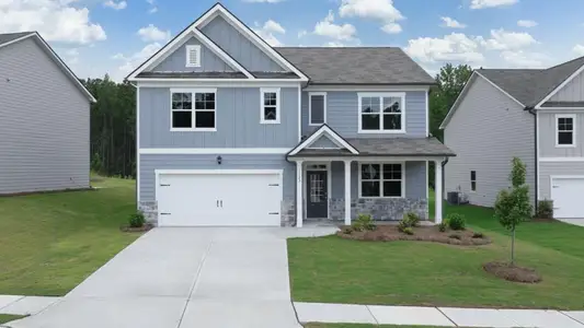 New construction Single-Family house 1123 Lost Creek Pkwy, Dallas, GA 30132 plan Hayden - image