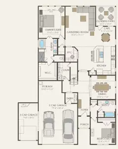 Pulte Homes, Mooreville floor plan