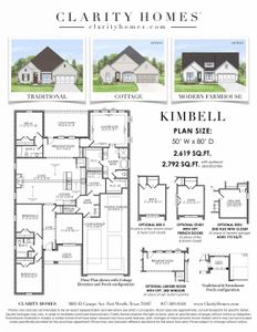 New construction Single-Family house 101 Observation Drive W, Aledo, TX 76008 plan Kimbell - image