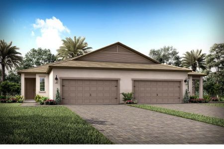 New construction Duplex house 6677 Good Life St, Fort Myers, FL 33966 plan Oceana - image