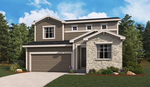 New construction Single-Family house 5260 Sidewinder Dr, Colorado Springs, CO 80925 plan Citrine II - image