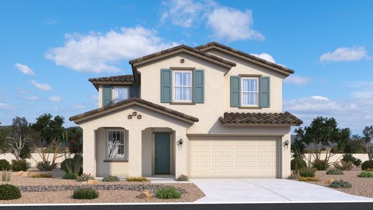 New construction Single-Family house 7210 E Cottonmouth Dr, San Tan Valley, AZ 85143 plan Zinnia - image
