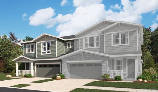 New construction Duplex house 6604 N Malta Street, Aurora, CO 80019 Lynwood I Duo- photo 0