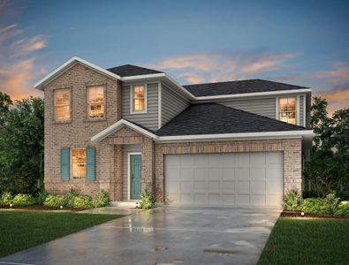 New construction Single-Family house 20818 Brown Sativa Trl, Tomball, TX 77377 Cascade- photo 0