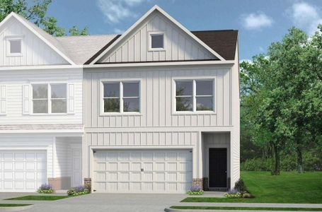 New construction Townhouse house 1187 Chastain Drive, Unit 56, Sugar Hill, GA 30518 Ellison II- photo 0