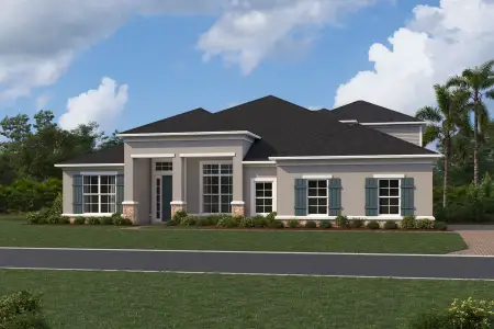 New construction Single-Family house Orlando, FL 32820 plan Brookhaven Sl - image