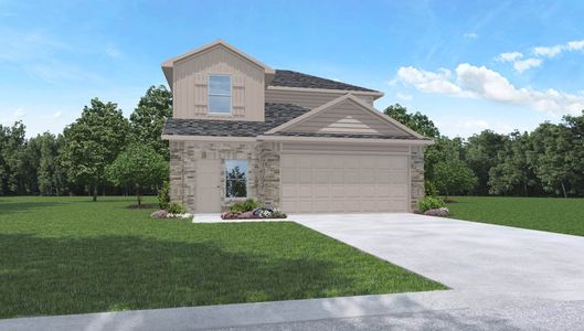 New construction Single-Family house 14104 Golden Rays Dr, Splendora, TX 77372 plan Justin - image