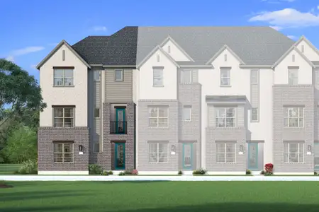 New construction Townhouse house 956 Concan Dr, Plano, TX 75075 plan Wakefield - image