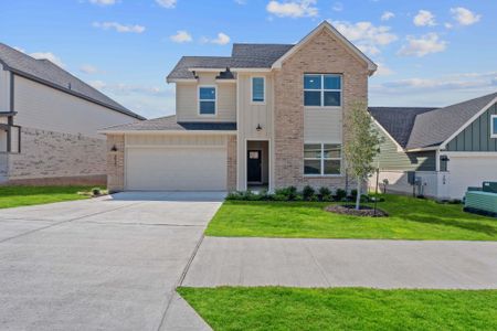 New construction Single-Family house 212 Heatherwood Ter, Marble Falls, TX 78654 The Naples- photo 0
