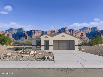 New construction Single-Family house 11908 E Lupine Ln, Florence, AZ 85132 plan Abbot - image