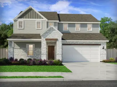 New construction Single-Family house 175 Callahan Lp, Buda, TX 78610 plan The Kessler (454V) - image