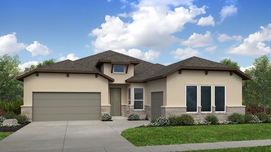 New construction Single-Family house 113 Villoria Cv, Liberty Hill, TX 78642 plan Allendale - image