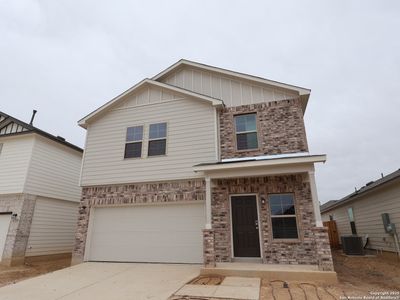New construction Single-Family house 6718 Red Buffalo Trl, San Antonio, TX 78253 plan Wisteria - 30' Smart Series - image