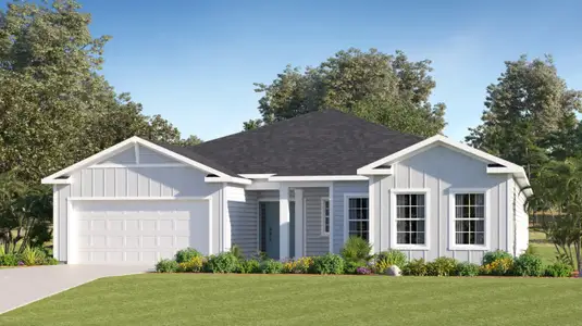 New construction Single-Family house 13777 Nw Convergence Blvd, Alachua, FL 32615 Patriot II- photo 0