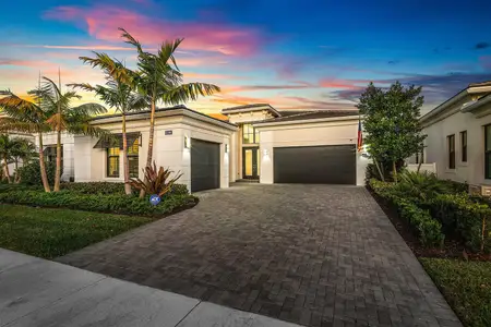 New construction Single-Family house 13198 Faberge Pl, Palm Beach Gardens, FL 33418 plan Michelangelo - image