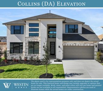 New construction Single-Family house 237 Sheepdog Dr, Liberty Hill, TX 78642 plan The Collins - image