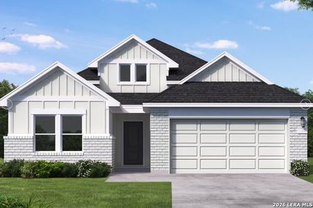 New construction Single-Family house 17439 Yellow Pine Dr, Elmendorf, TX 78112 - image