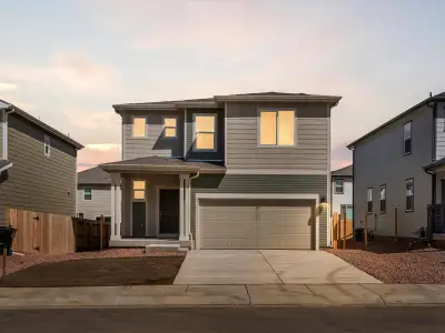 New construction Single-Family house 11372 Saugeye St, Colorado Springs, CO 80925 plan The Red Rock - image