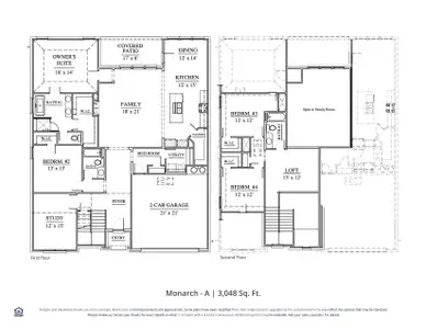 New construction Single-Family house Richland Hills, TX 76118 plan Monarch - image 3