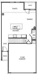 New construction Townhouse house 2630 Copper Breaks St, Dallas, TX 75227 plan Amber - image 3