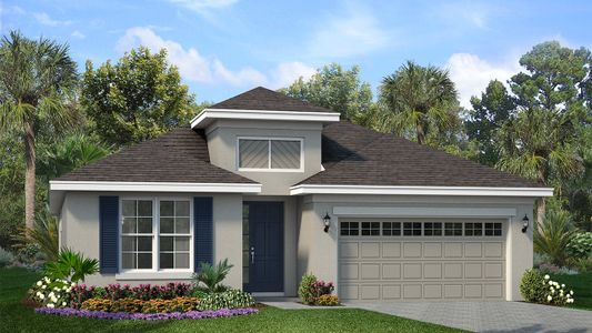New construction Single-Family house 915 Signet Dr, Apollo Beach, FL 33572 plan Hampton - image