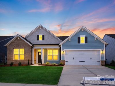 New construction Single-Family house 3300 Charolais Ln, Harrisburg, NC 28075 plan The Perkins - image