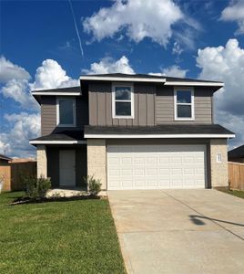 New construction Single-Family house 40826 Hawthorne Glades St, Magnolia, TX 77354 Davis- photo 0