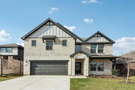 New construction Single-Family house 9128 Horse Herd Dr, Fort Worth, TX 76036 The Haskell- photo 1 1