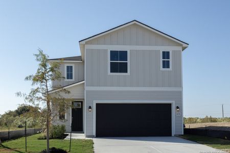 New construction Single-Family house 14714 Prairie Clover, San Antonio, TX 78253 Pond View- photo 0