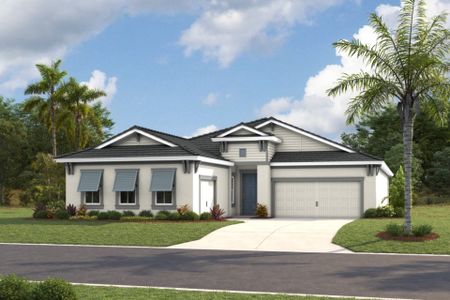 New construction Single-Family house 11311 Longleaf Pines Blvd, Sarasota, FL 34241 plan Gasparilla I - image