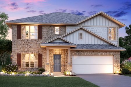 New construction Single-Family house 7407 Toledo Bnd, San Antonio, TX 78252 plan Hudson - 40' Smart Series - image