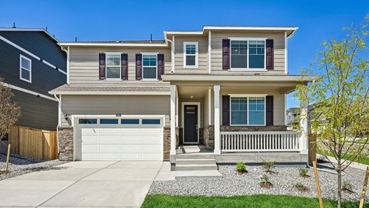 New construction Single-Family house 13965 Beebalm Trl, Parker, CO 80134 plan Hennessy - image