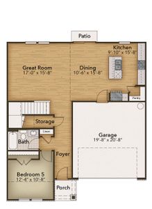 New construction Single-Family house 83 Hay Field Dr, Lillington, NC 27546 plan The Poppy - image 5